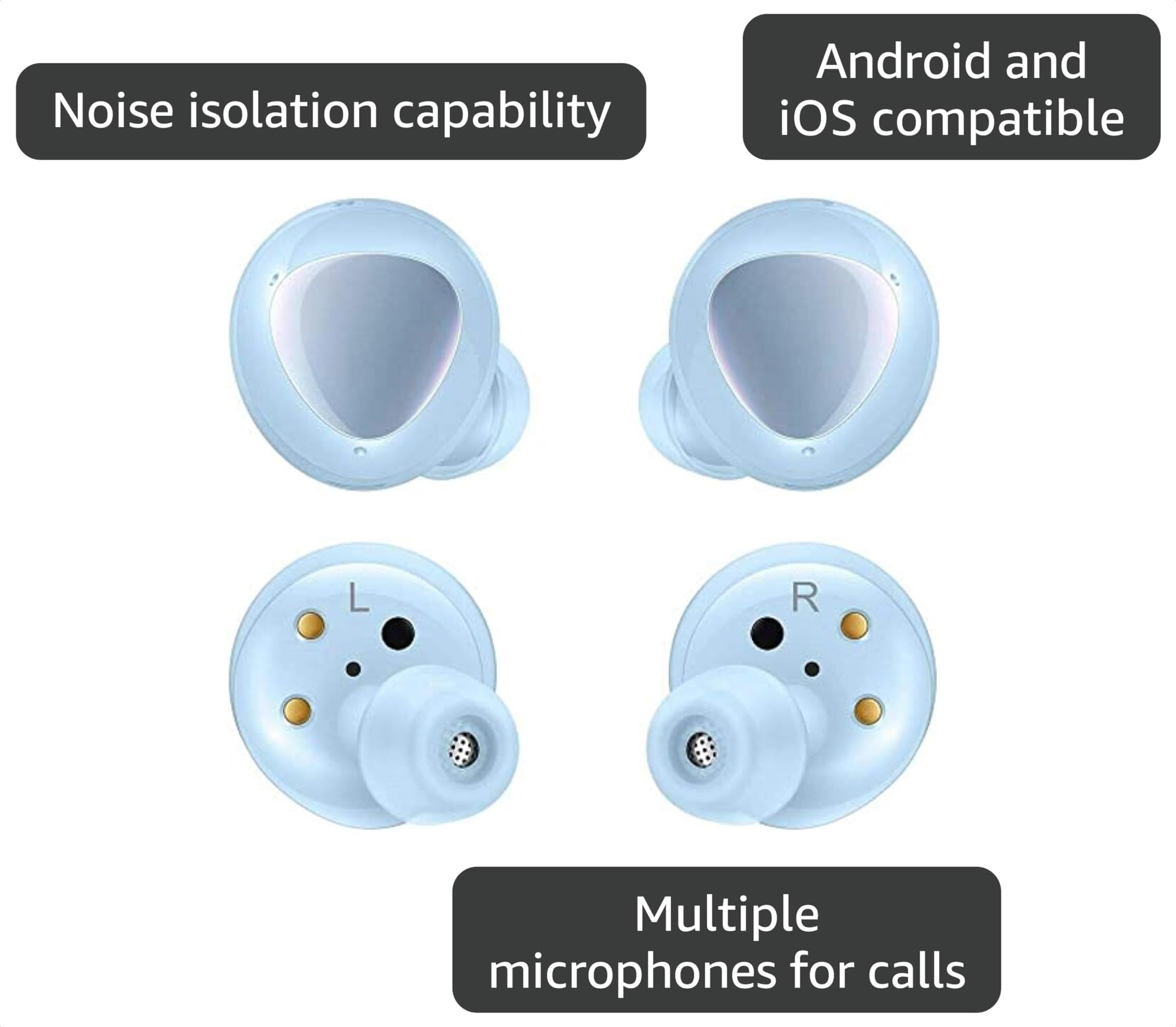 Amazon.com: Samsung Galaxy Buds+ Plus, True Wireless Earbuds w